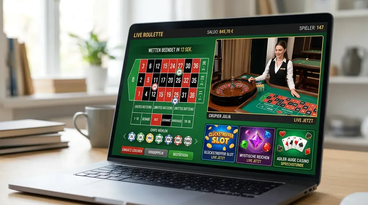 Live Casino im Angebot von Flagman